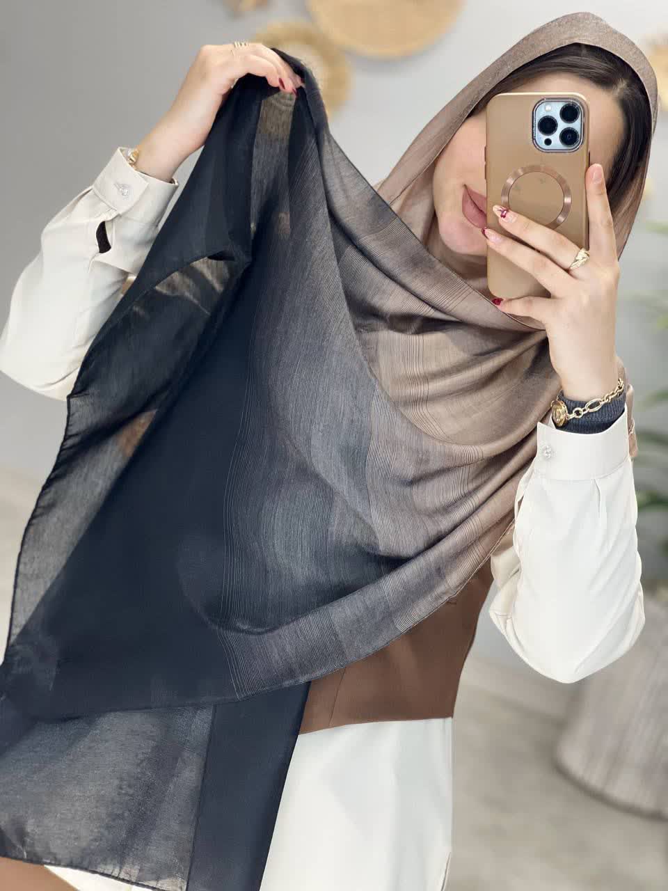 1117- شال کریستال طیفی