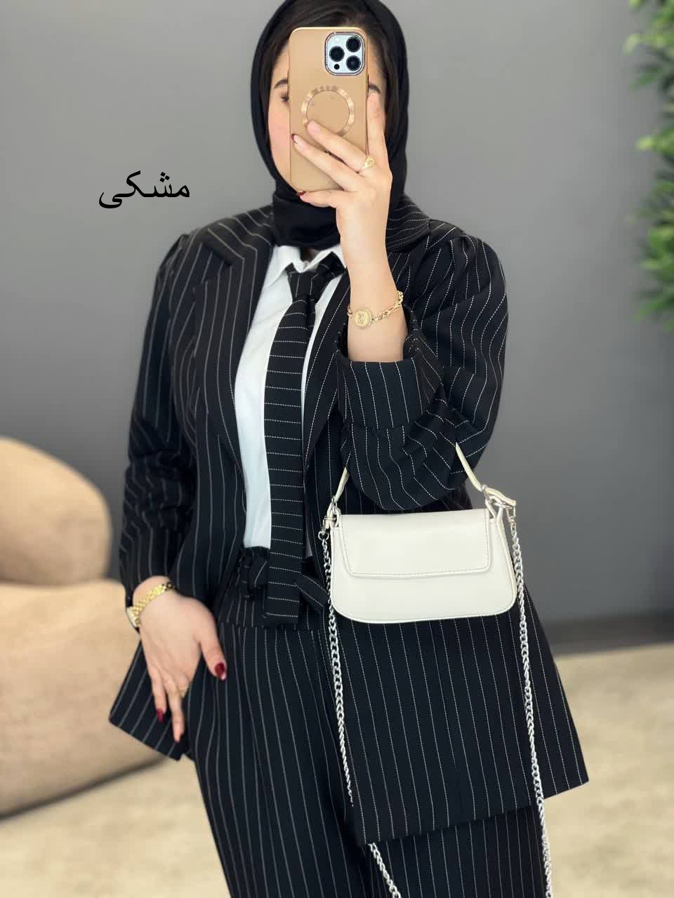 1115- ست سه تیکه مزونی دیپلمات