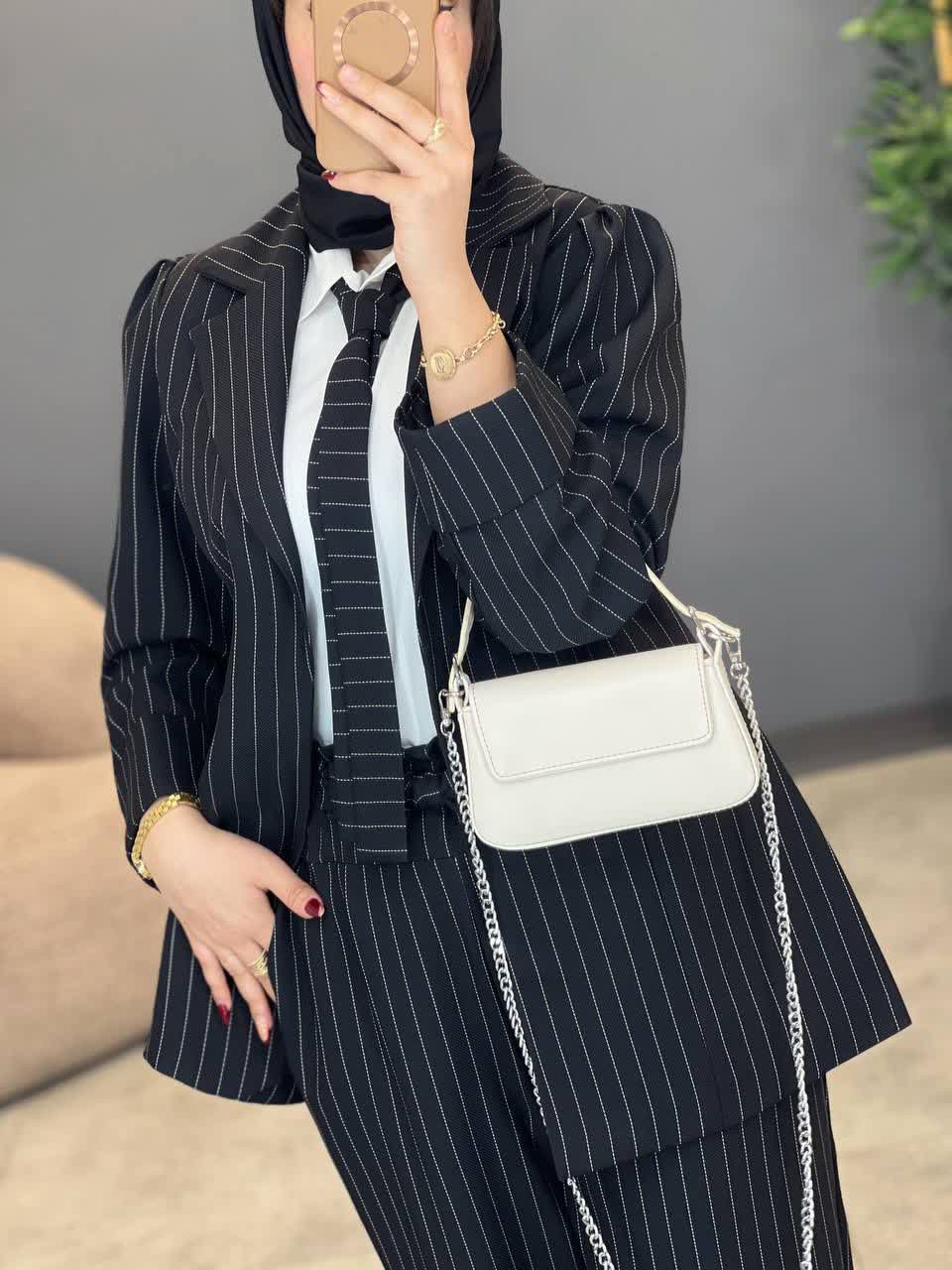 1115- ست سه تیکه مزونی دیپلمات