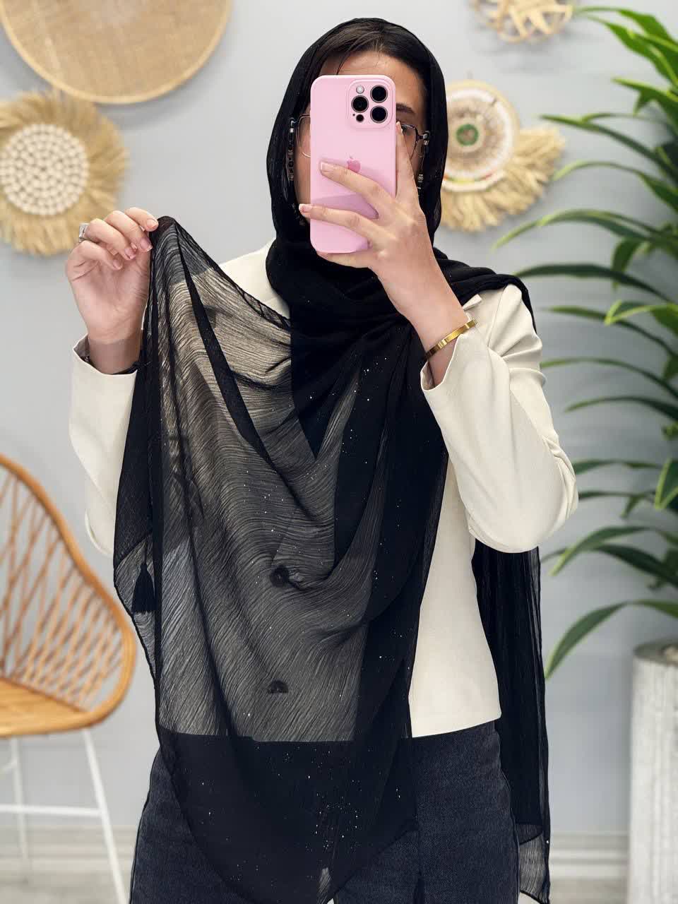 1146- شال فلورانس ژابیز (ویژه محرم)