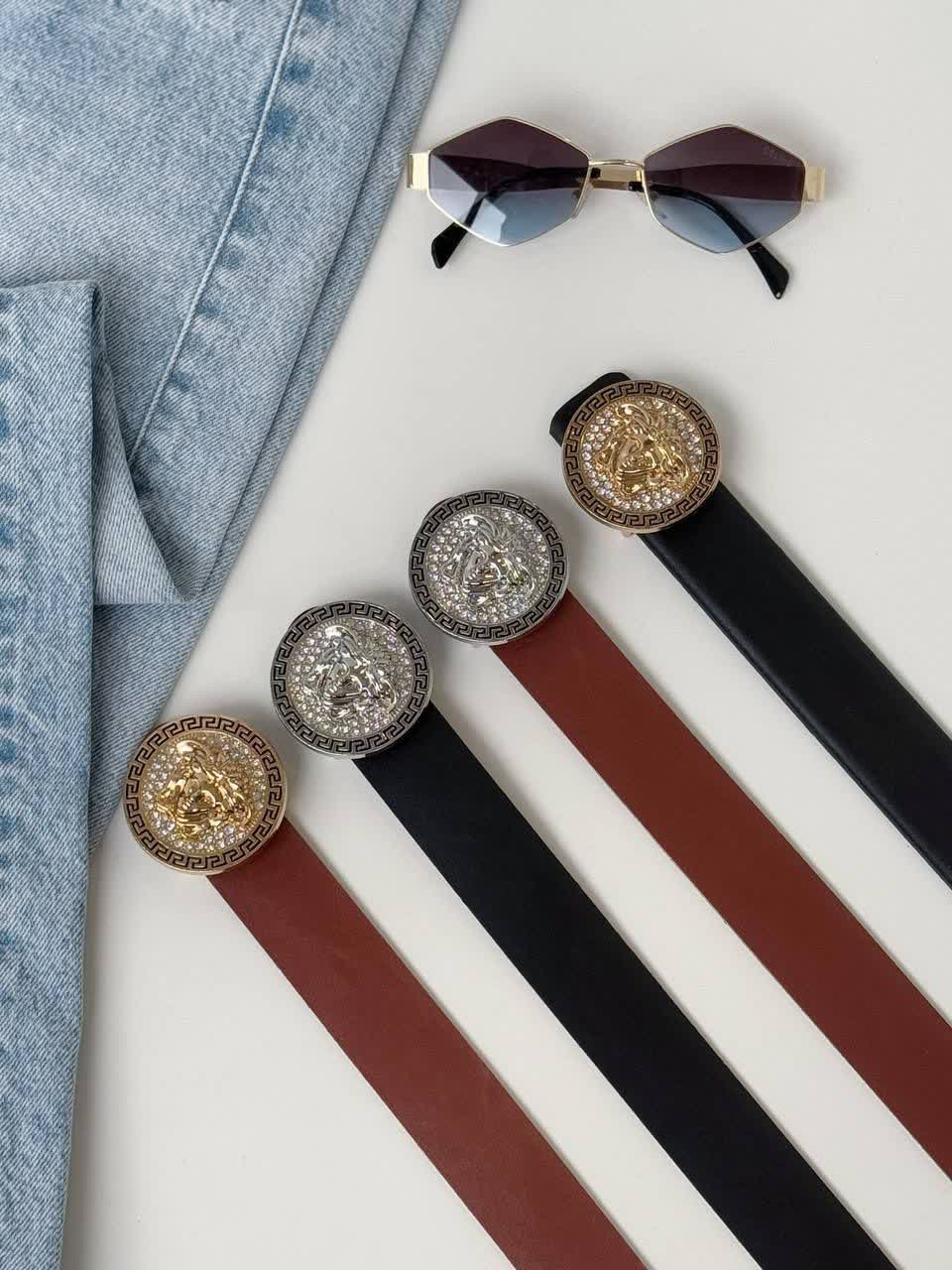 1148- کمربندفول نگین ورساچ