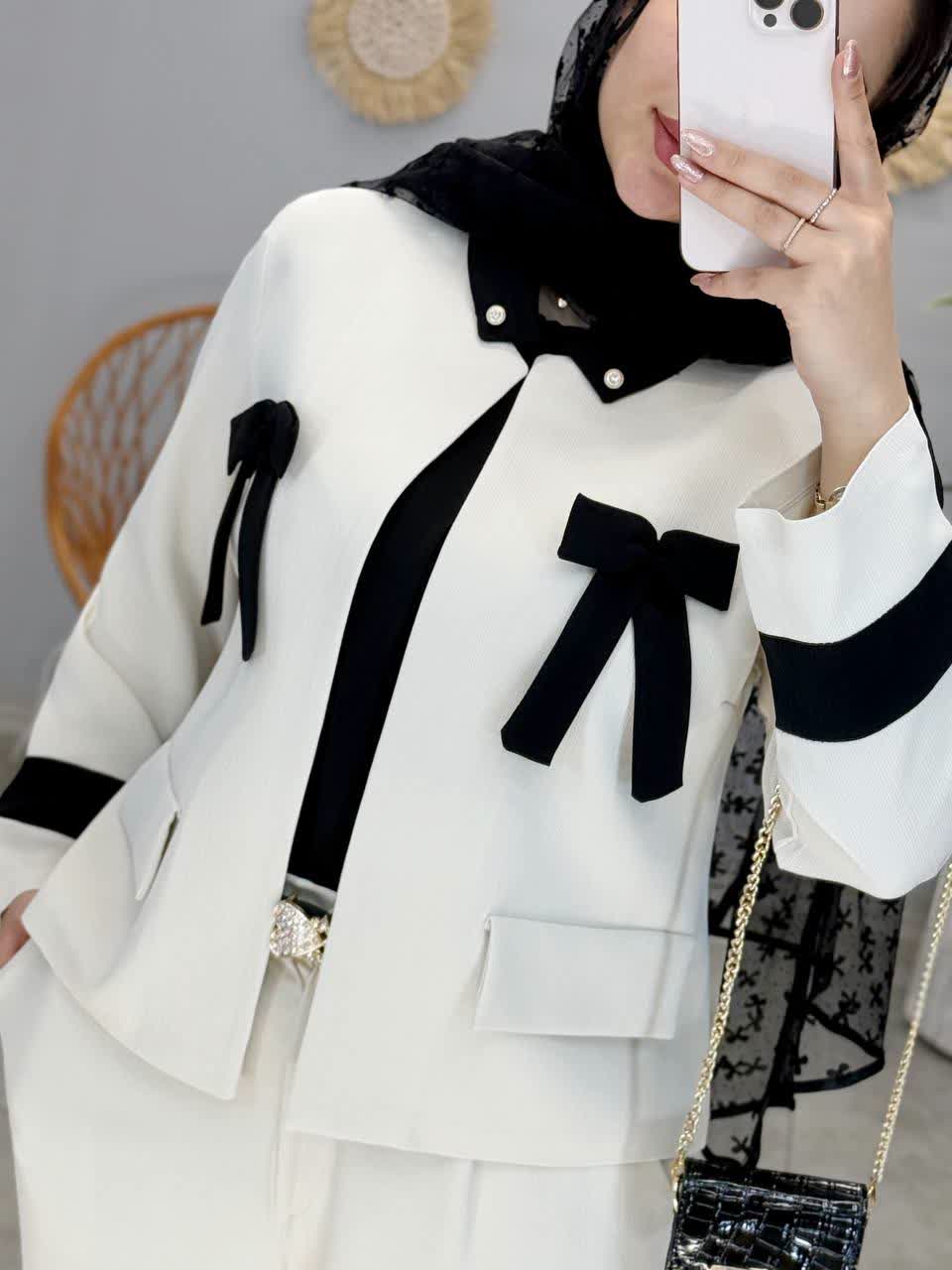 1154-کت و شلوار پاپیون