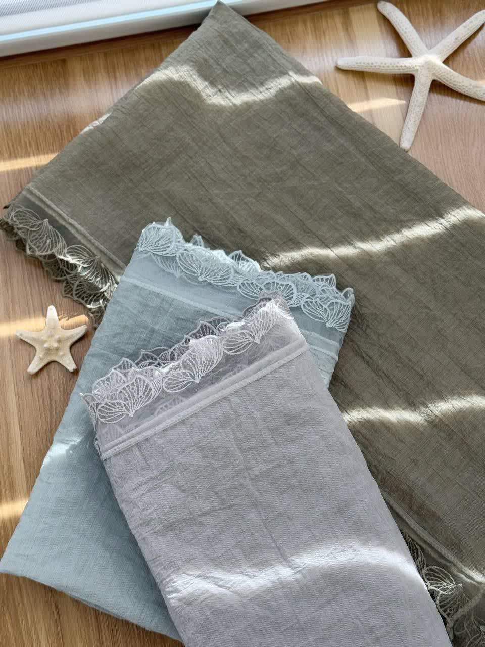 1162- شال دانتل برفی