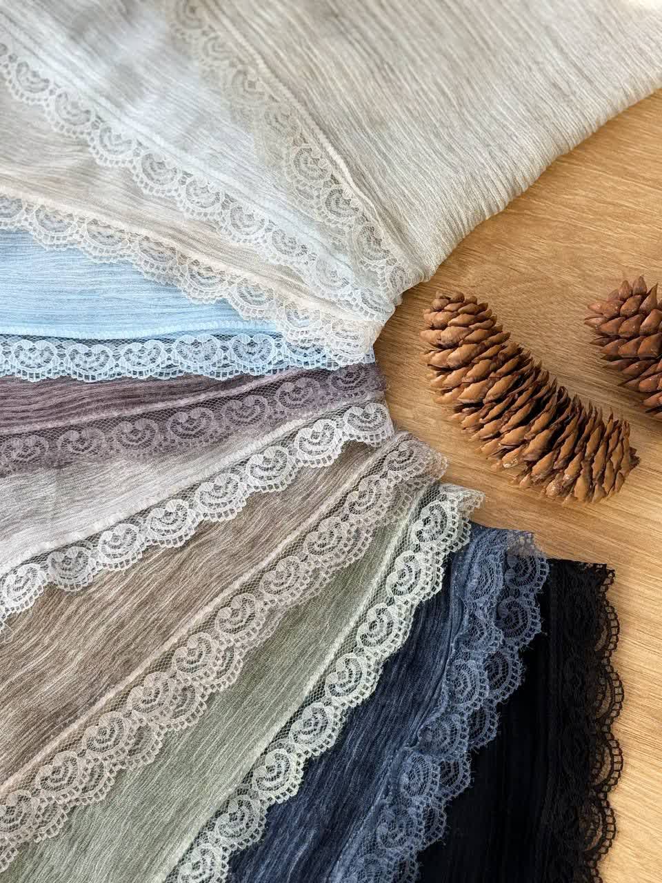 1163-شال توری قلب