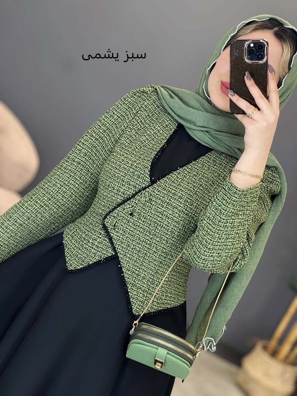 1171- کت و سارافون مروارید