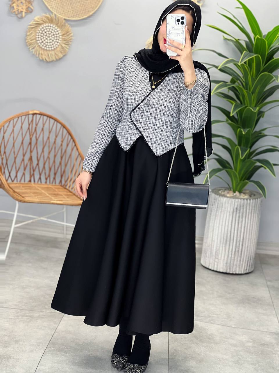 1171- کت و سارافون مروارید