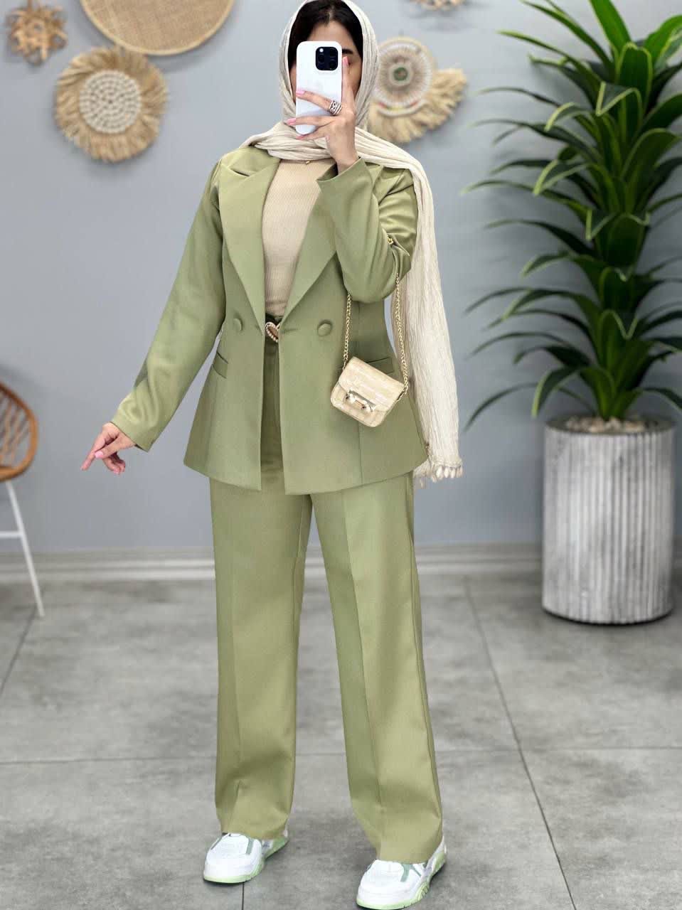 1173-کت و شلوار مزونی لمیس