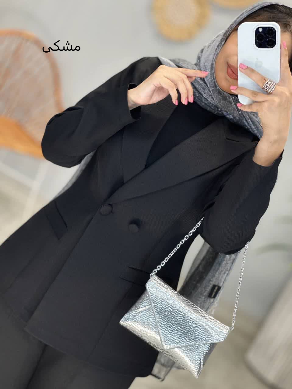 1173-کت و شلوار مزونی لمیس