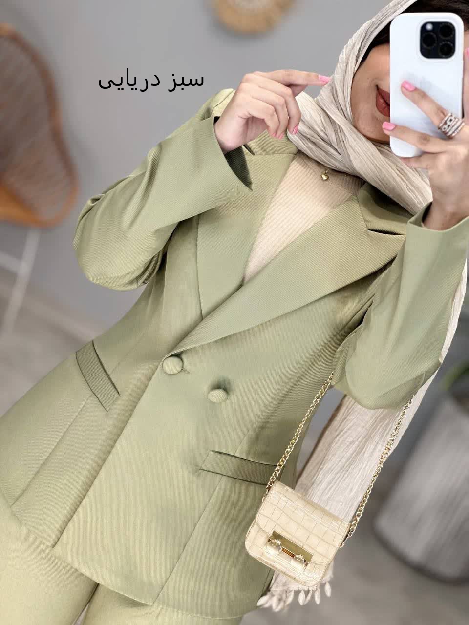 1173-کت و شلوار مزونی لمیس