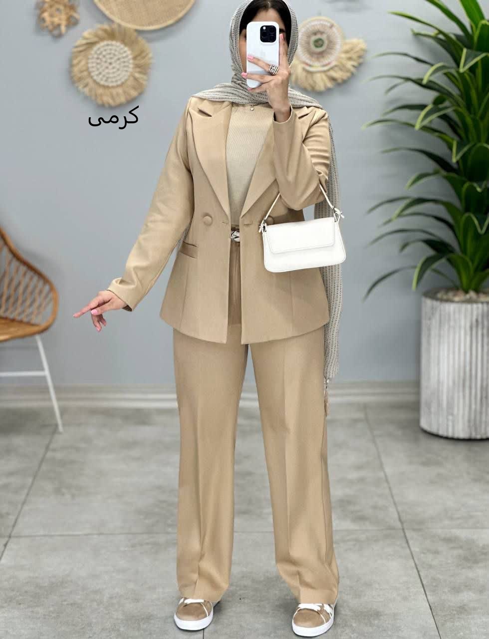 1173-کت و شلوار مزونی لمیس