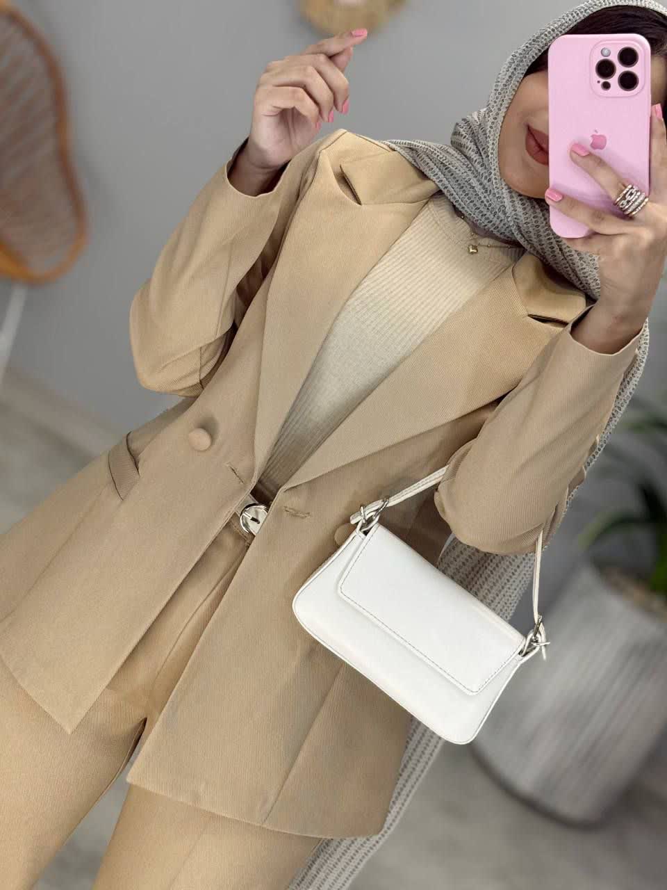 1173-کت و شلوار مزونی لمیس