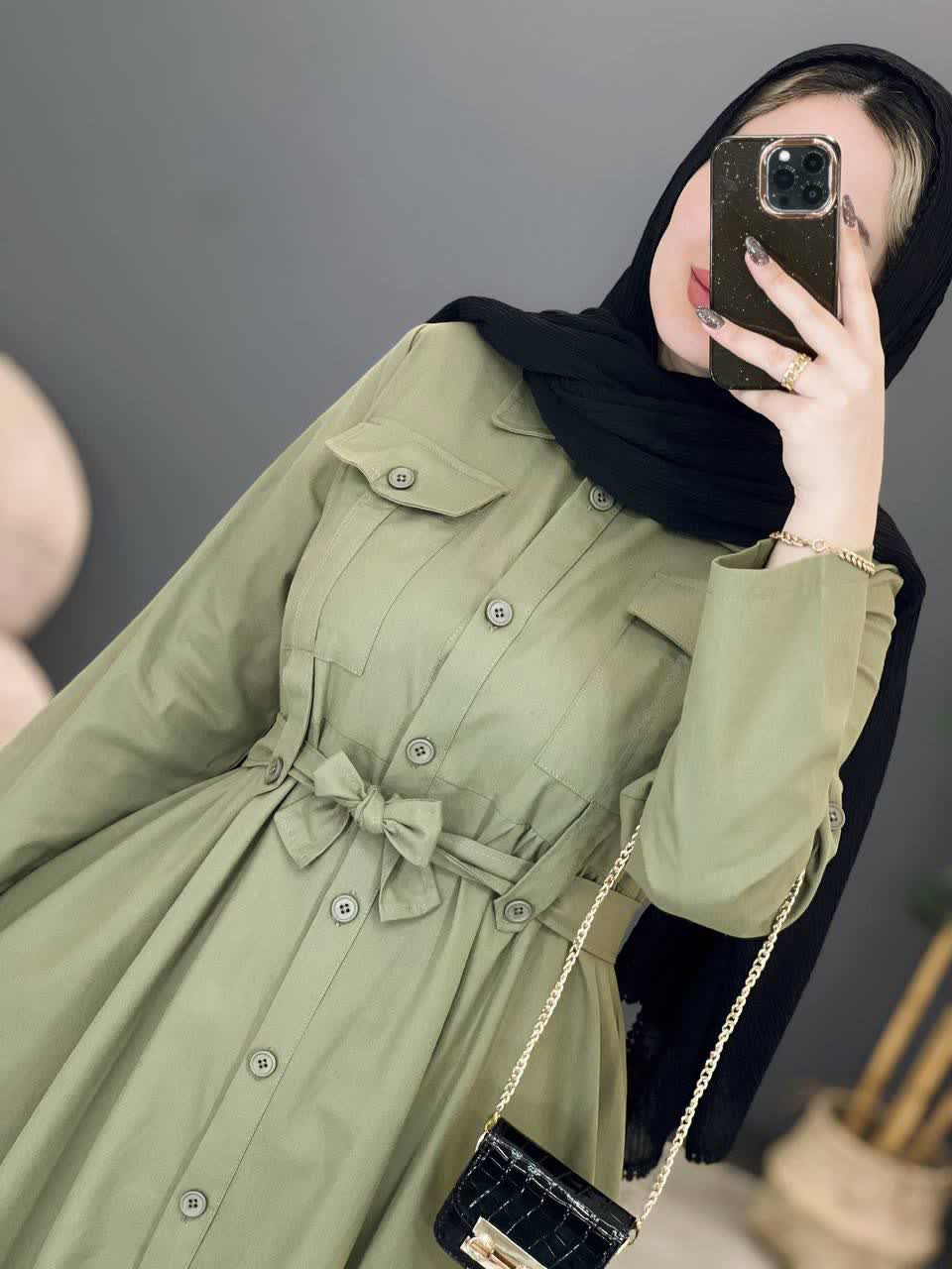 1175- مانتو مزونی شانی