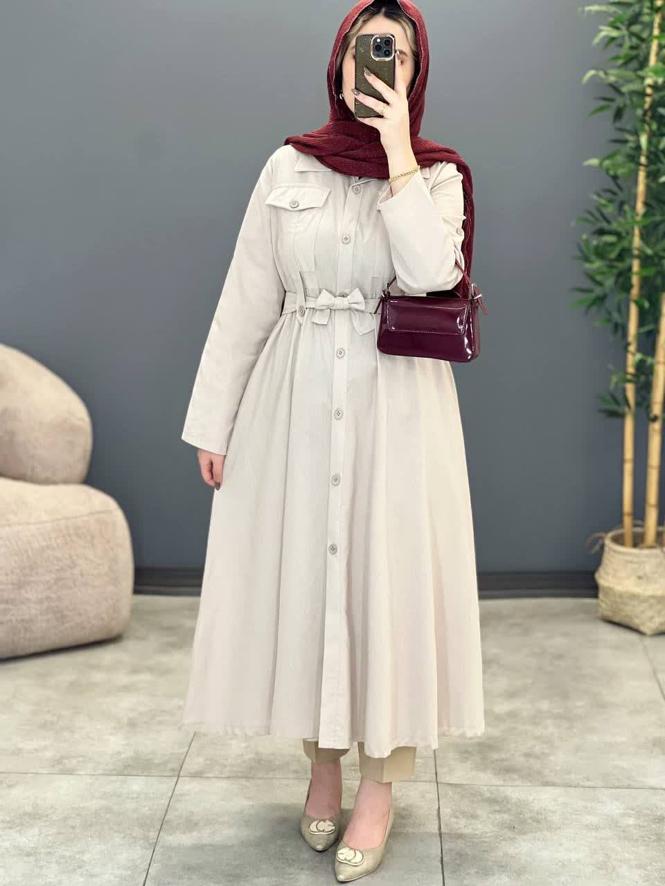 1175- مانتو مزونی شانی