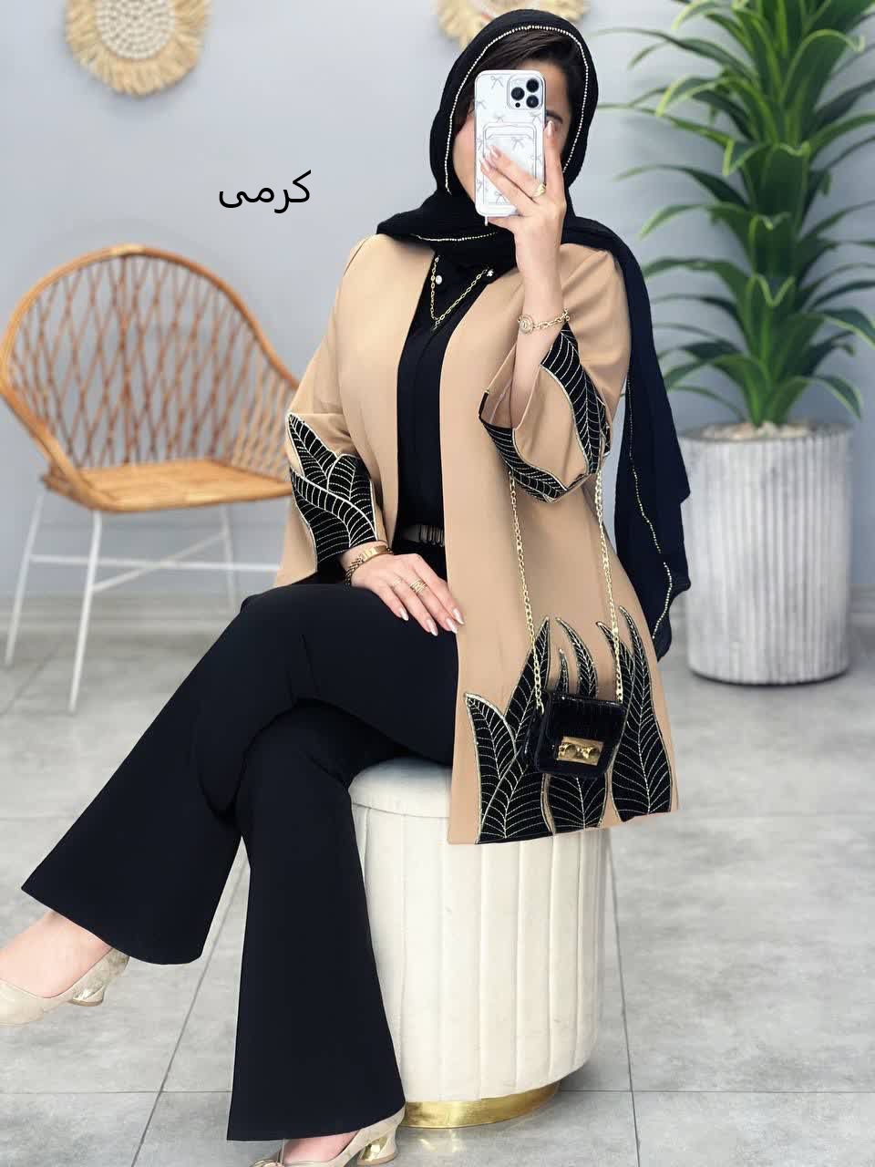 1179- کت مزونی گلبرگ