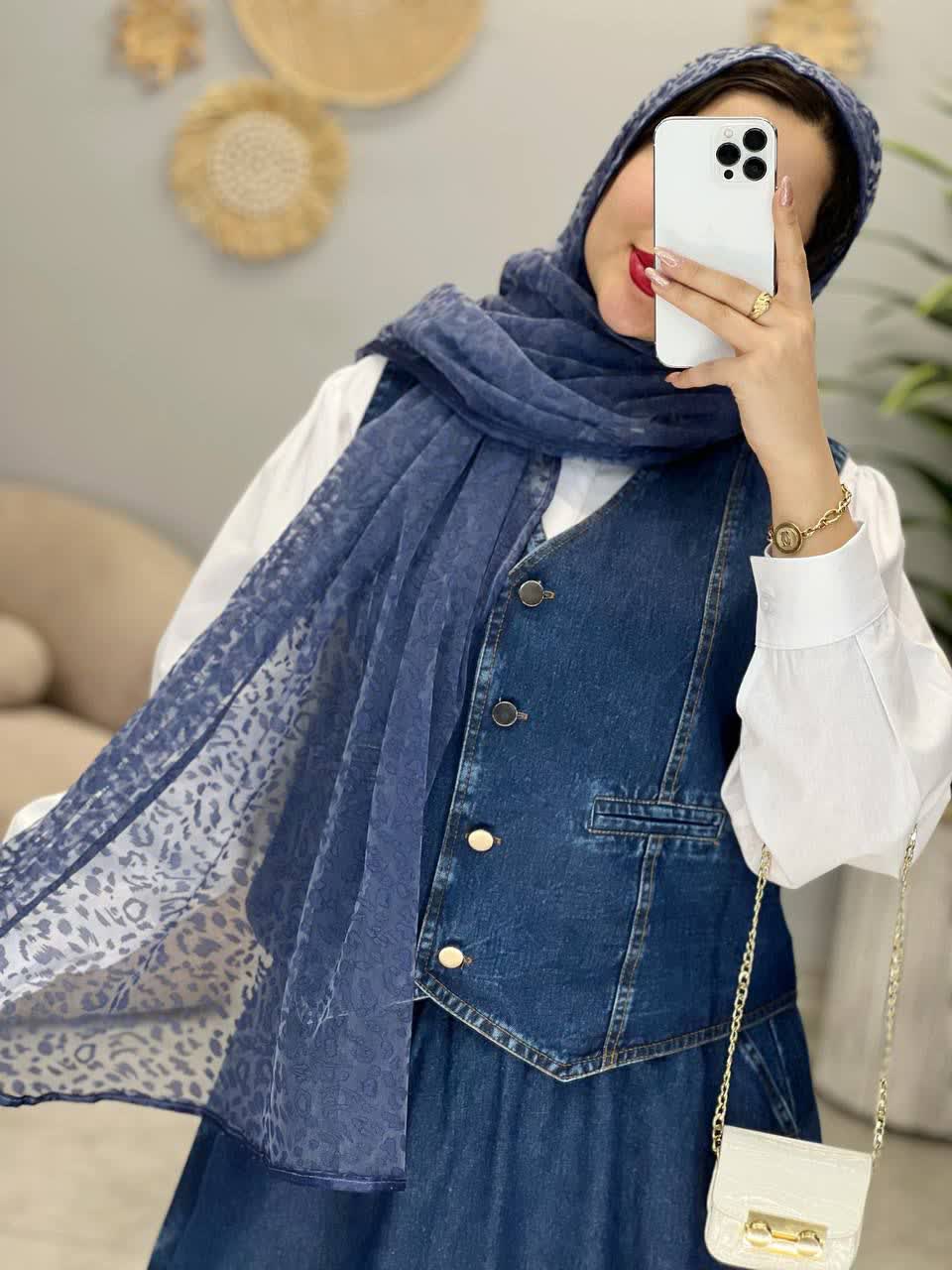 1186-شال تور مخمل رینا کد 4