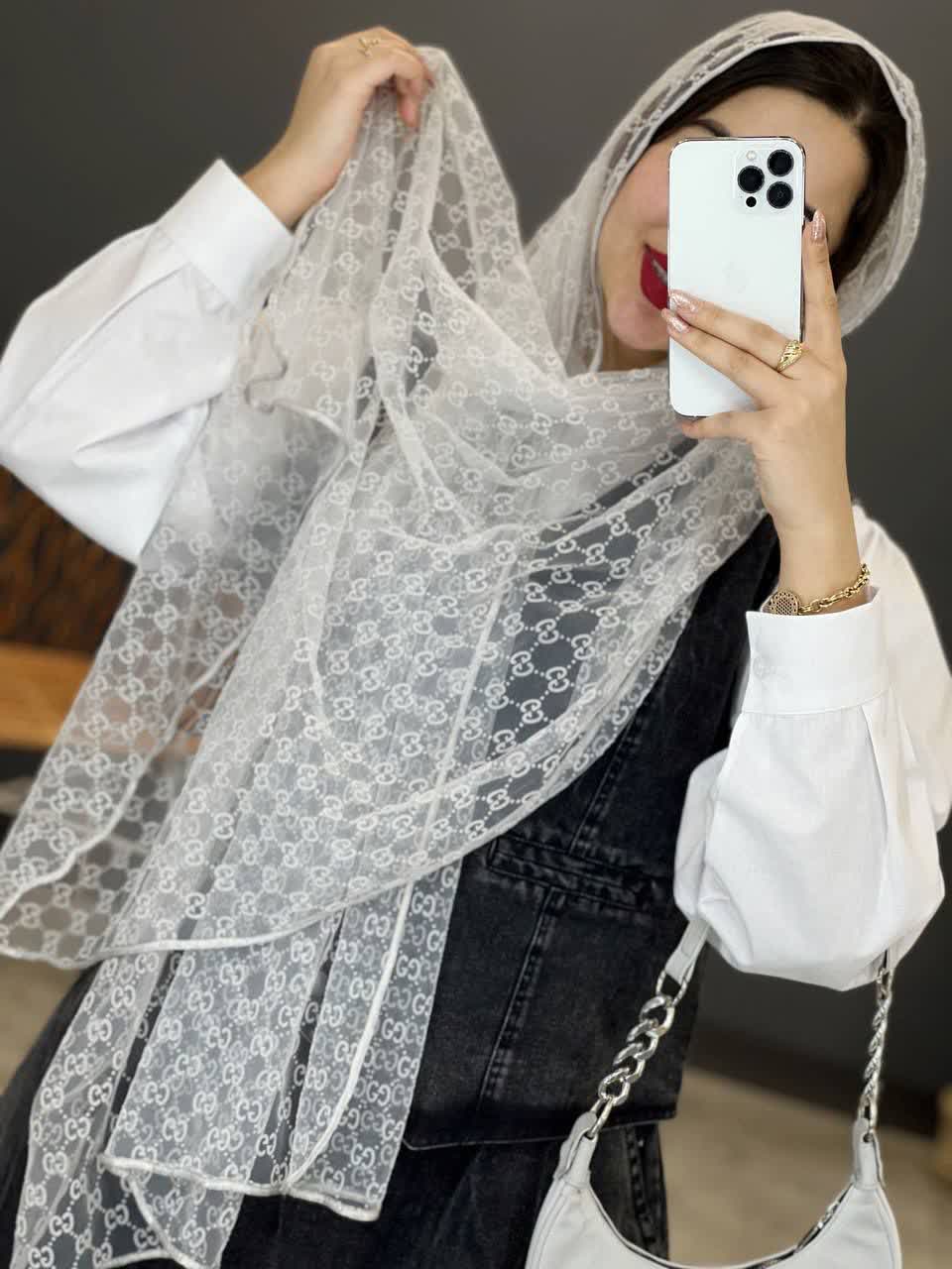 1187- شال تور مخمل رینا کد 5