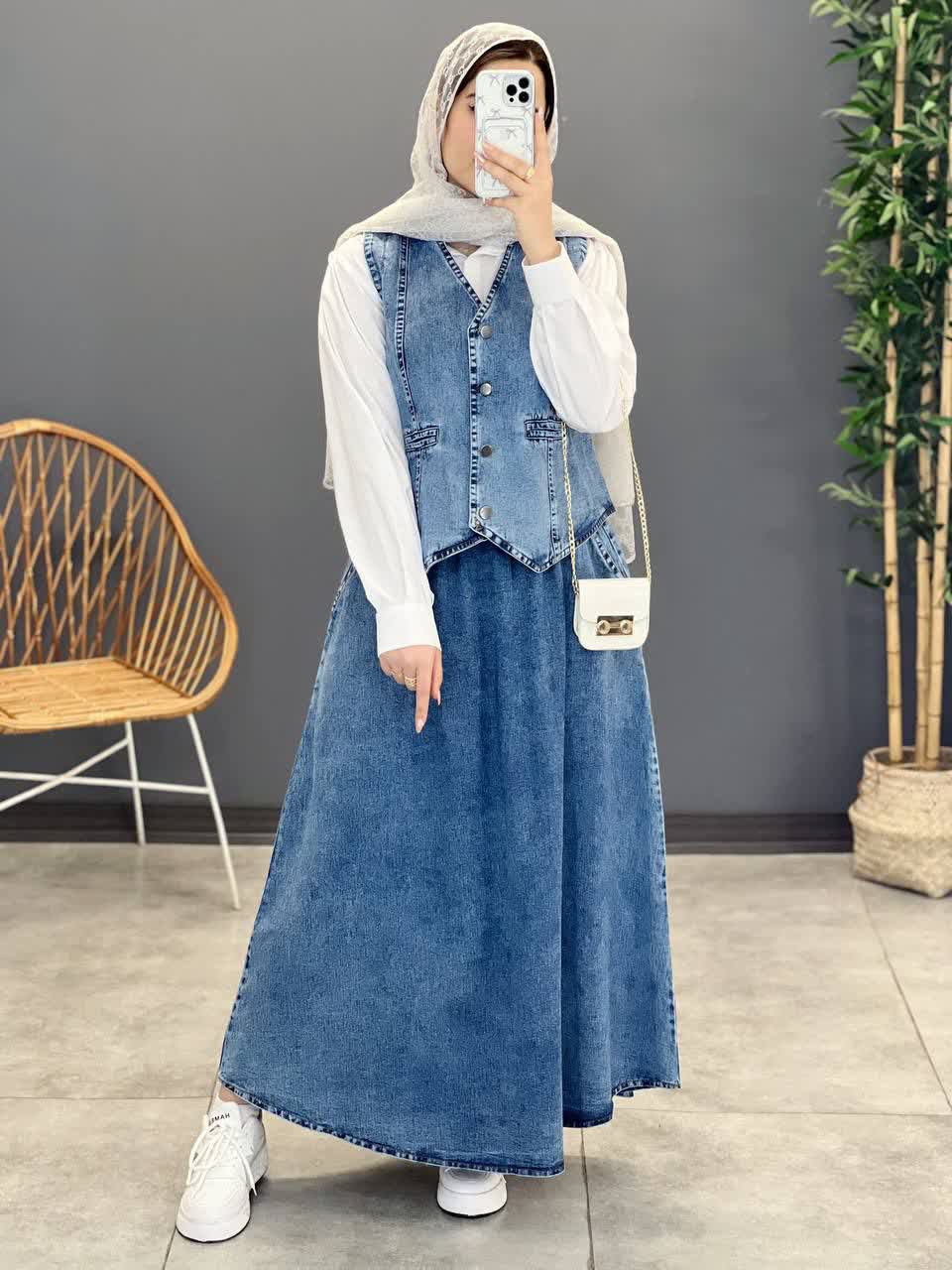 1188- ست سه تیکه جین