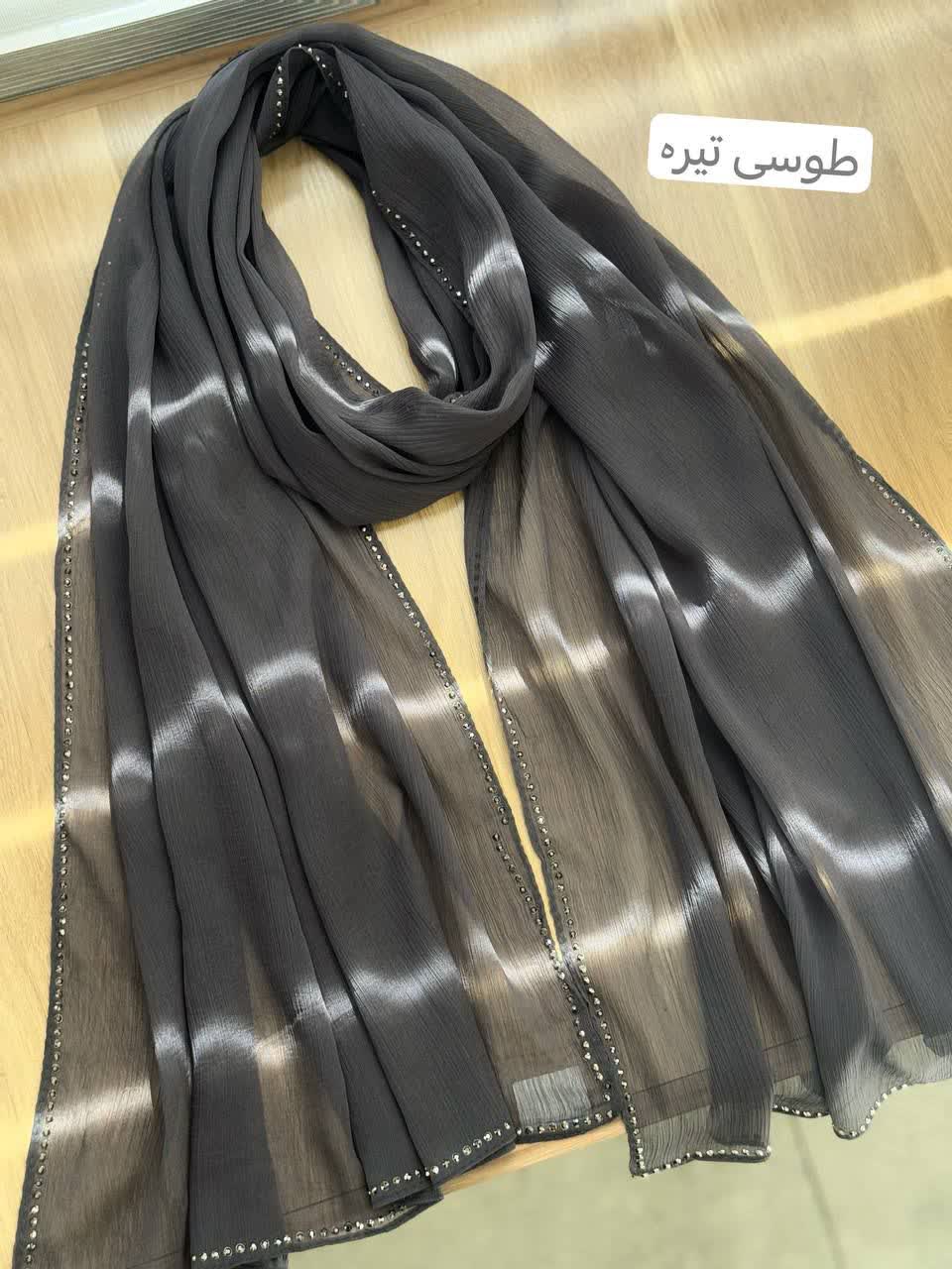 1190- شال حریر ترک