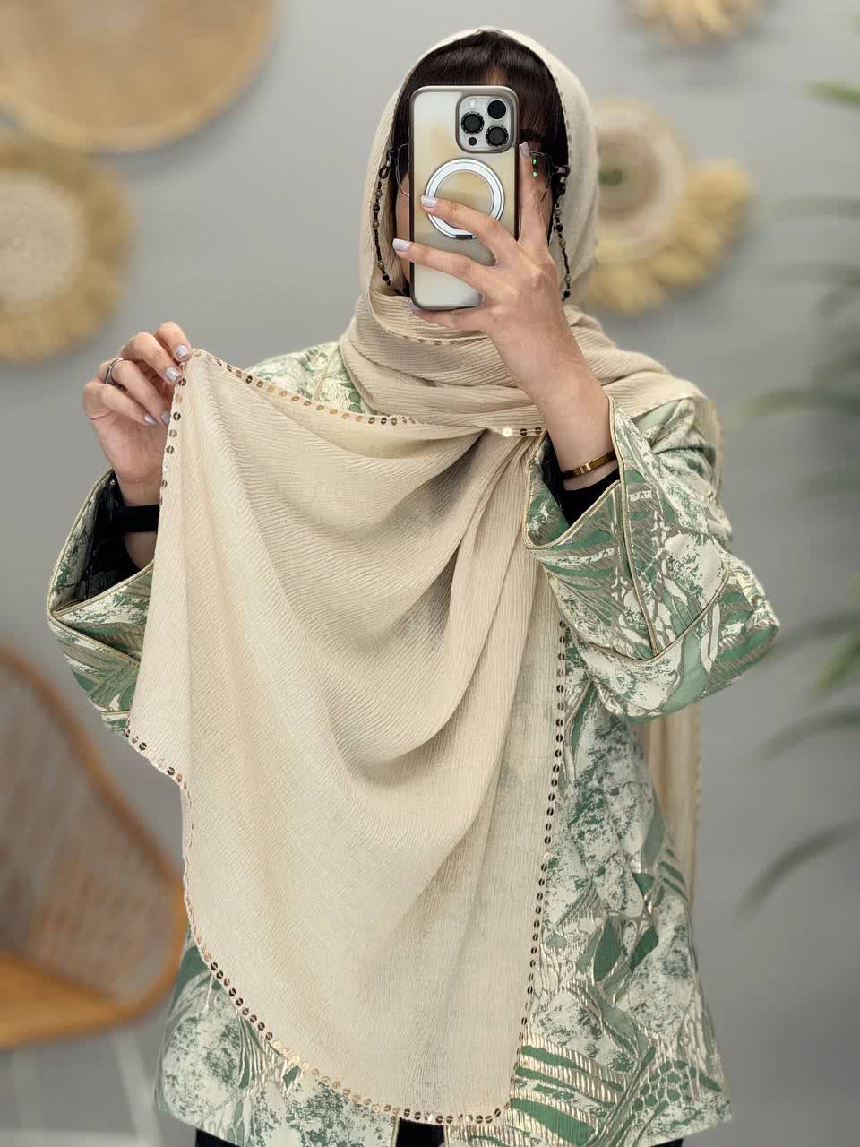 1192- شال پولکی آیلار