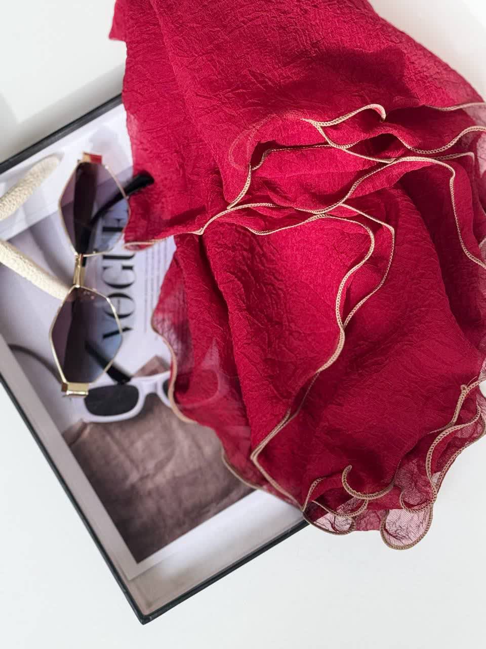 1191- روسری حریر گاندار