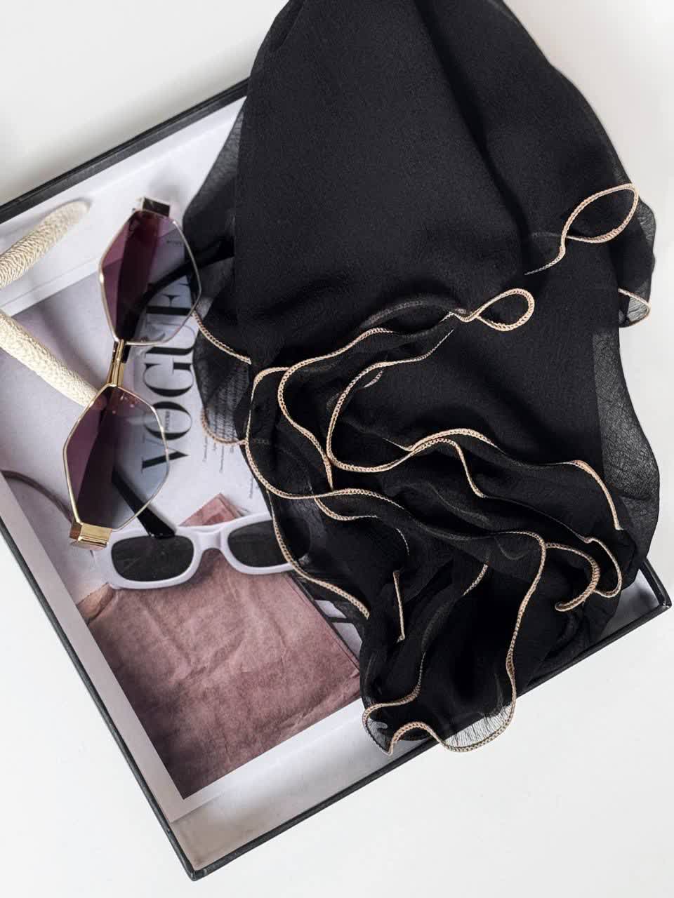 1191- روسری حریر گاندار