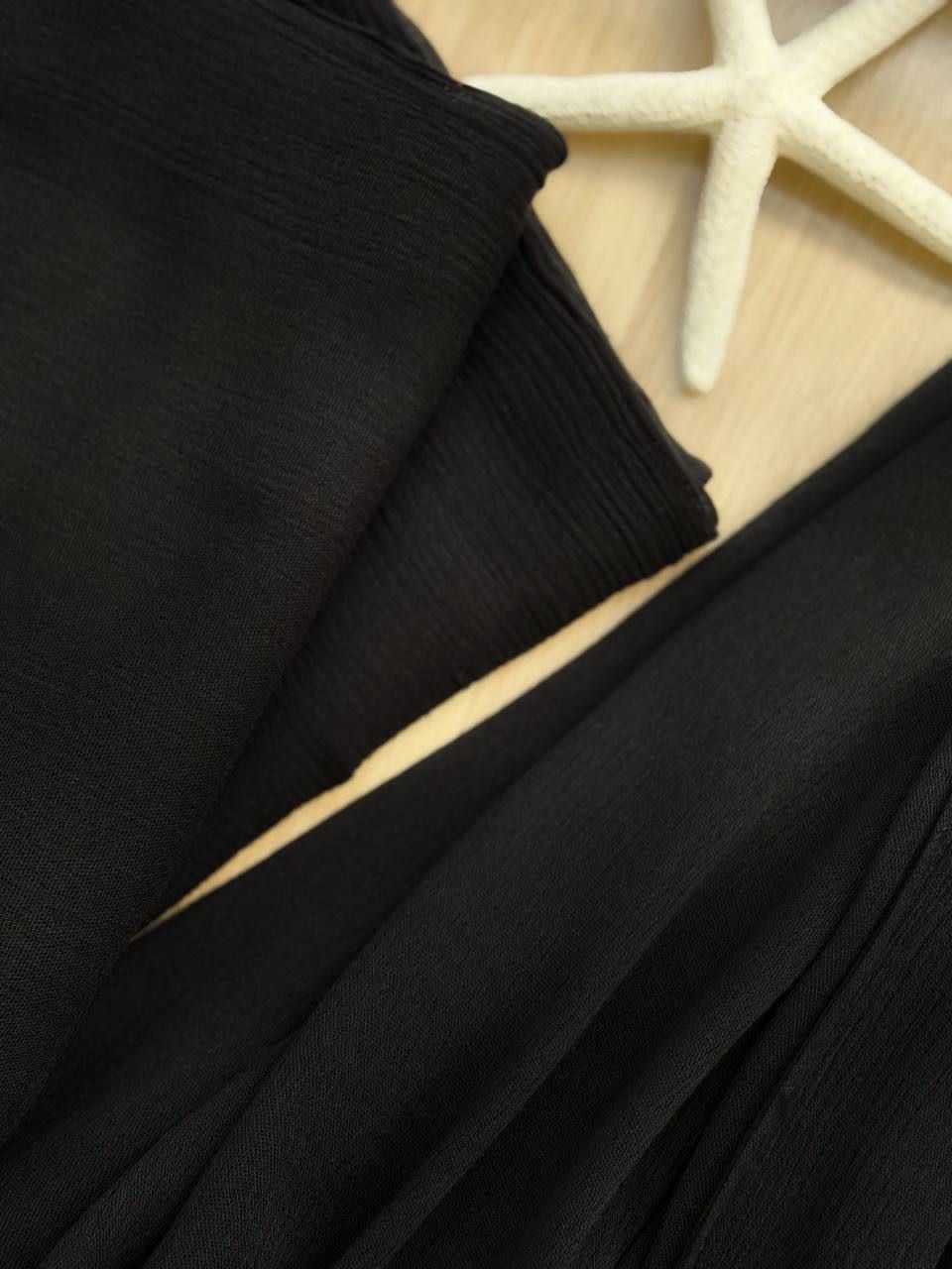 1193- شال مشکی فلورانس