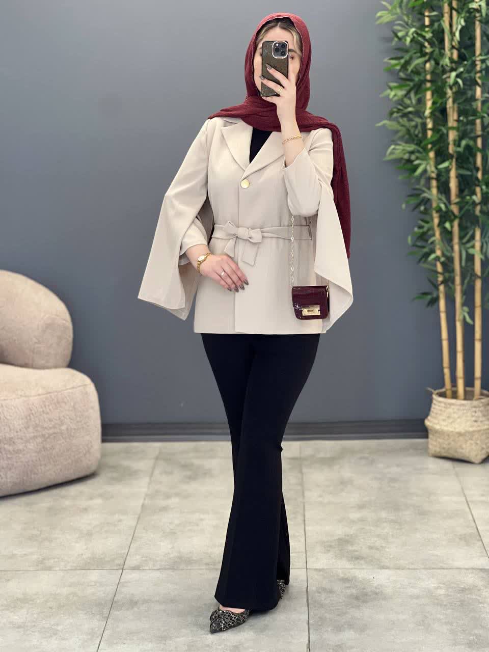 1208- کت مزونی هلن