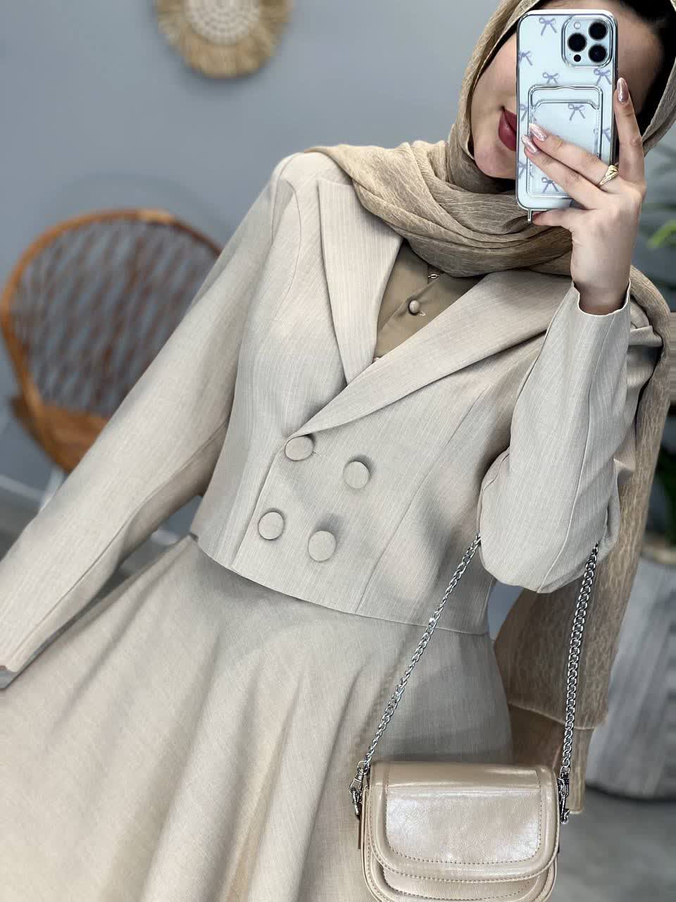 1216- کت و دامن پالیز