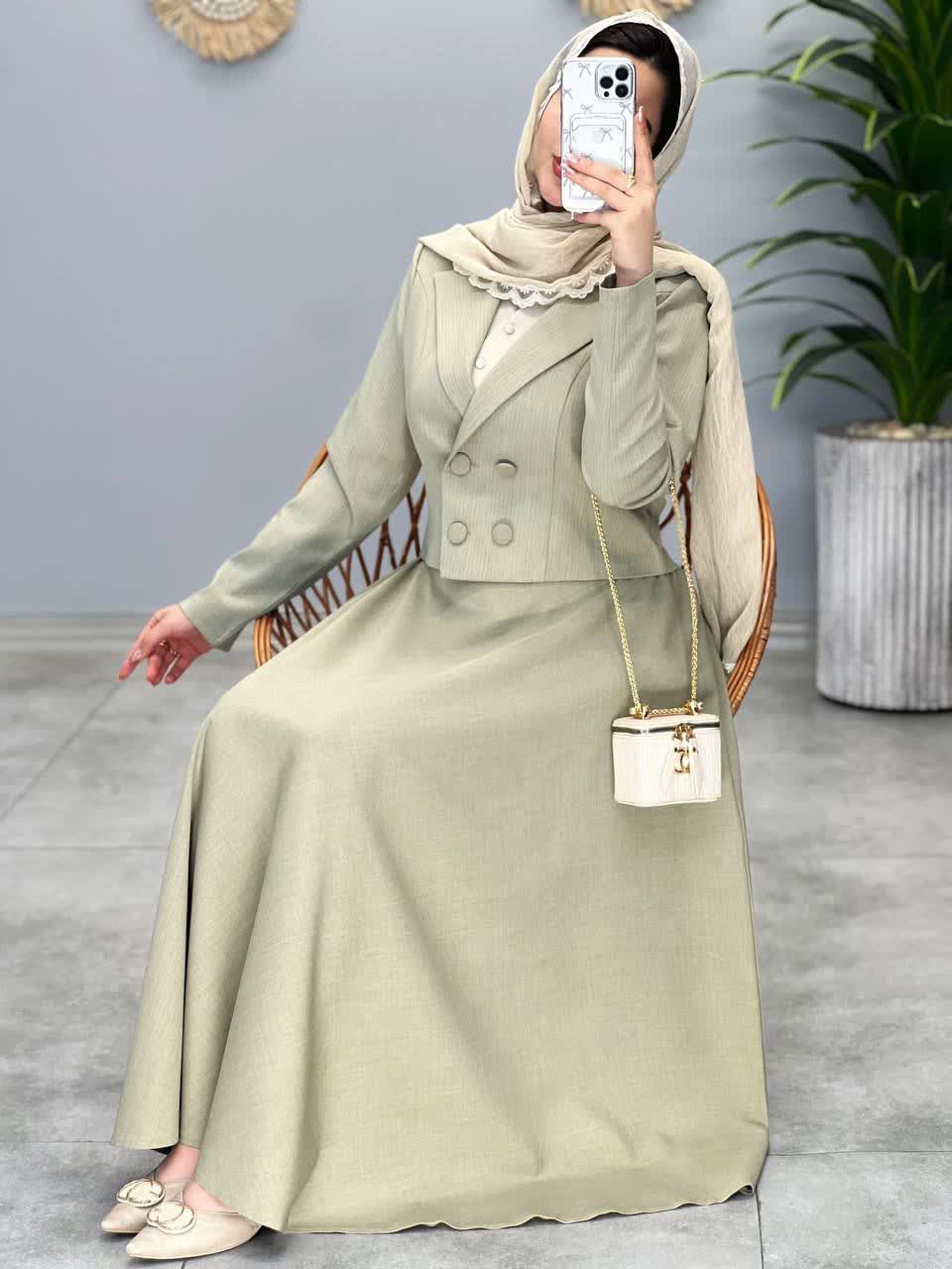 1216- کت و دامن پالیز