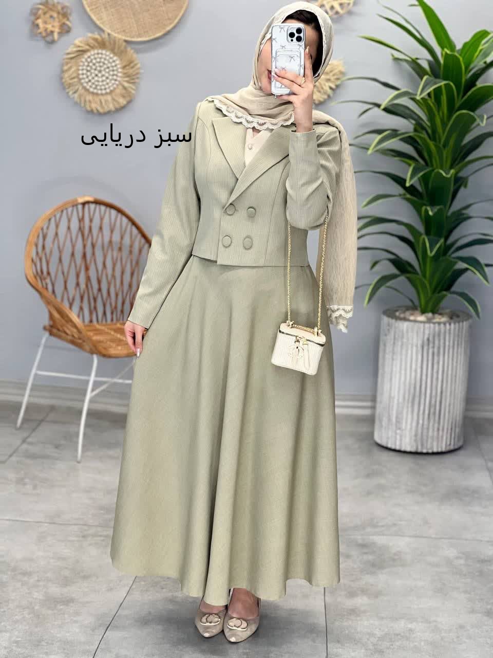 1216- کت و دامن پالیز
