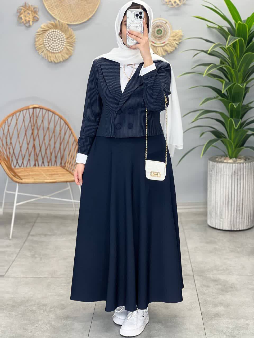 1216- کت و دامن پالیز