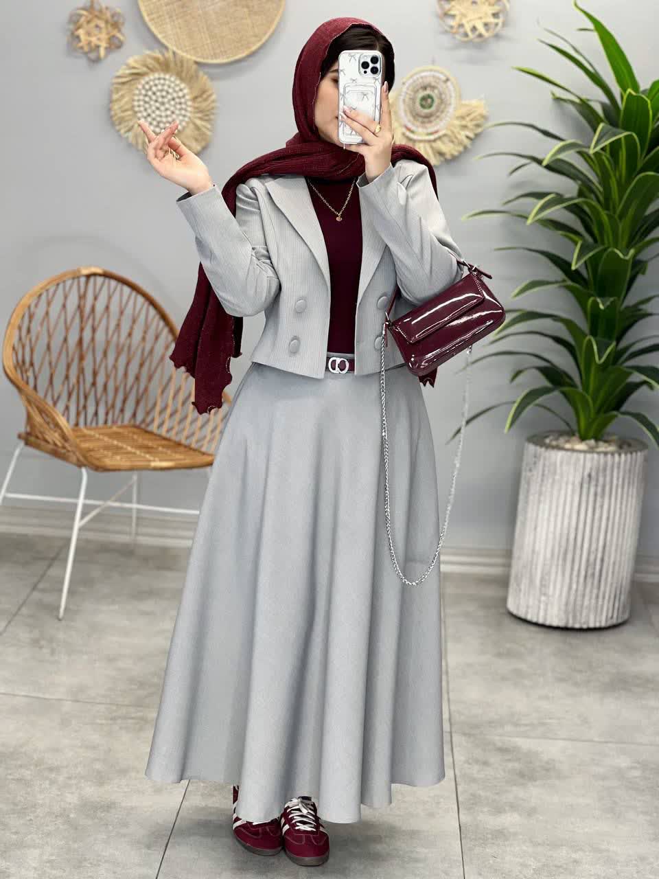 1216- کت و دامن پالیز