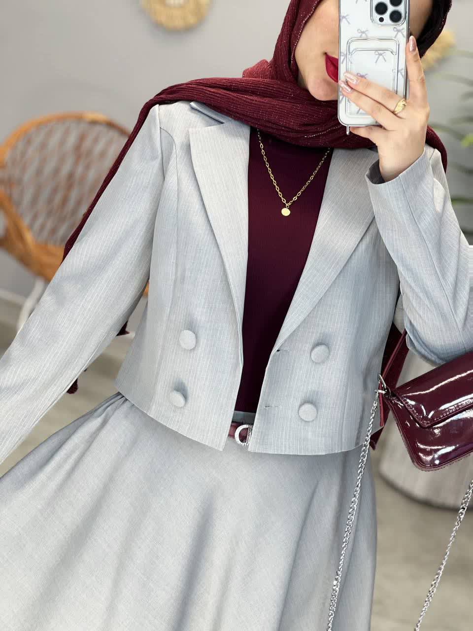 1216- کت و دامن پالیز