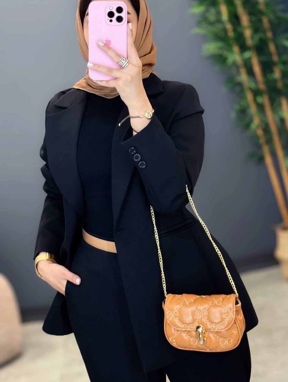 1220- کت و شلوار سه جیب