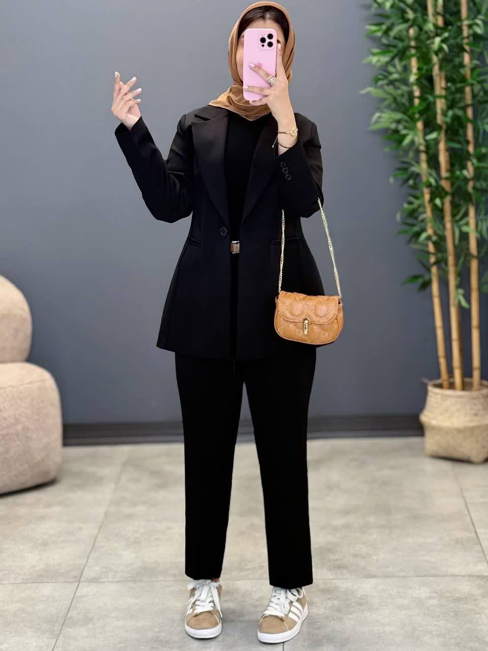 1220- کت و شلوار سه جیب