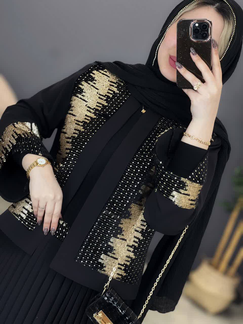 1224- کت و دامن پلیسه مهدخت