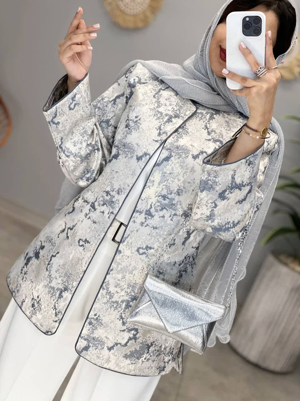 1221- کت ژاکارد اهورا