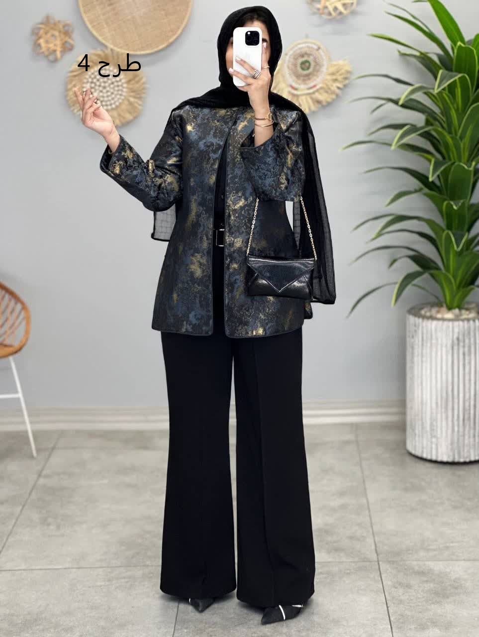 1221- کت ژاکارد اهورا