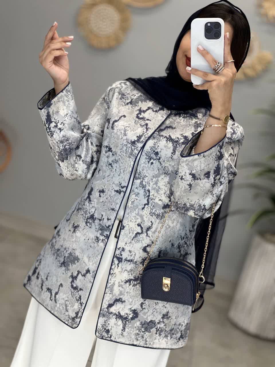 1221- کت ژاکارد اهورا