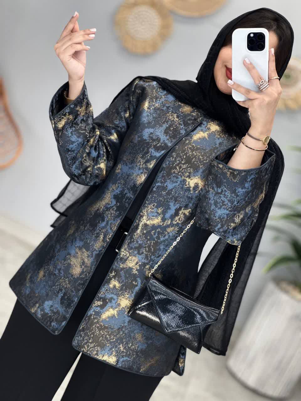 1221- کت ژاکارد اهورا