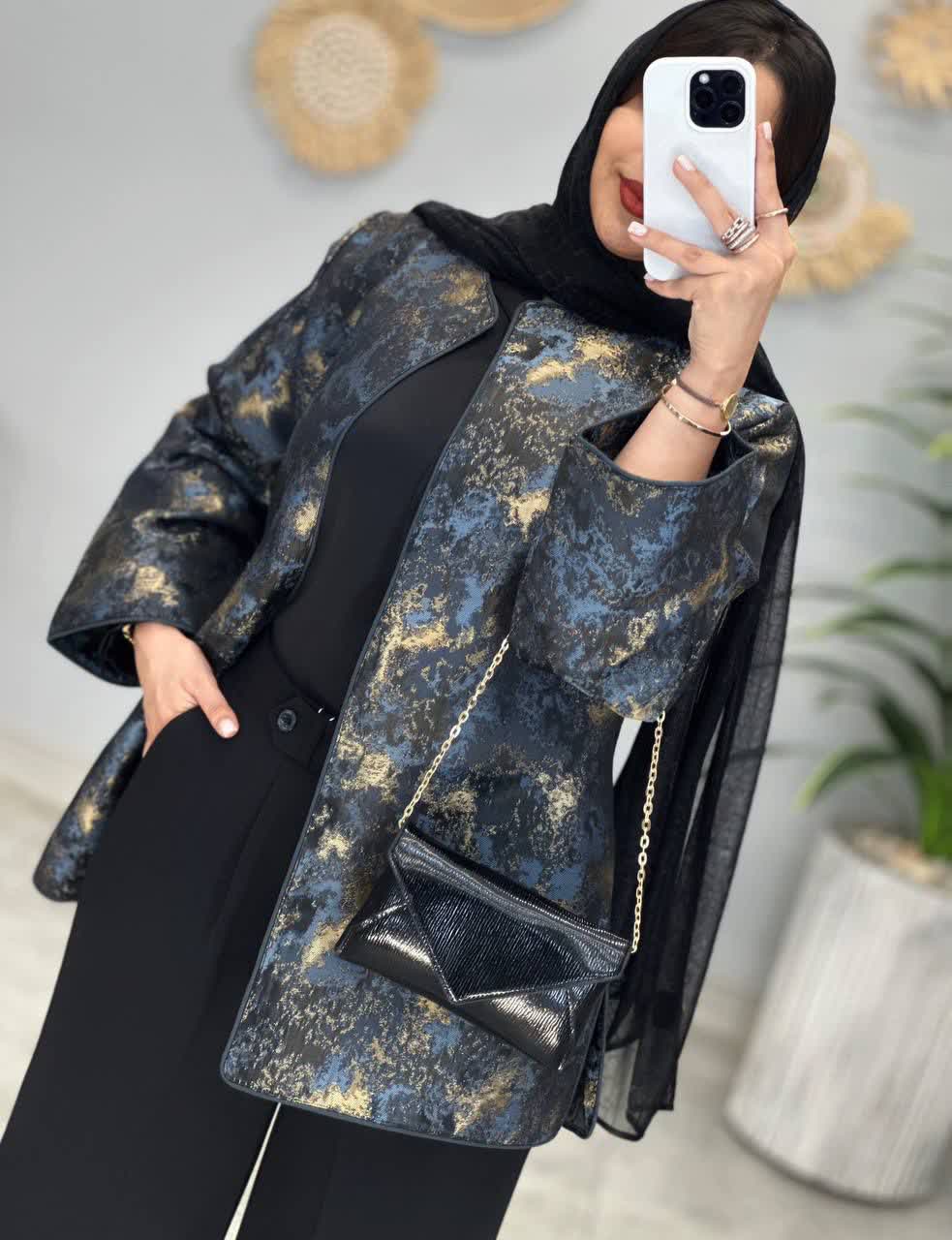 1221- کت ژاکارد اهورا