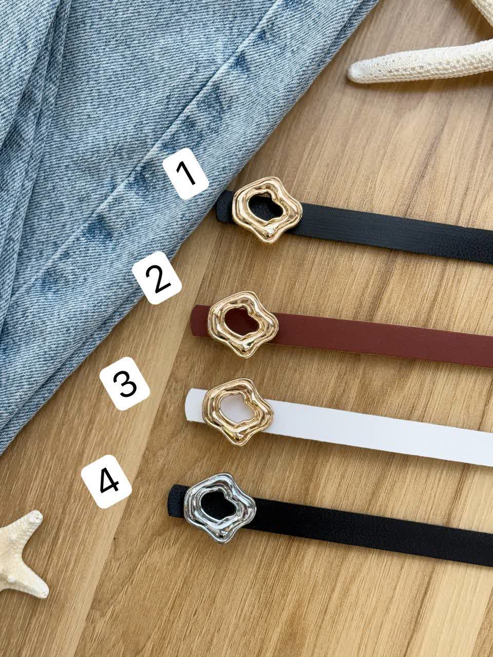 1227-کمربند چرم 1/5 سانت