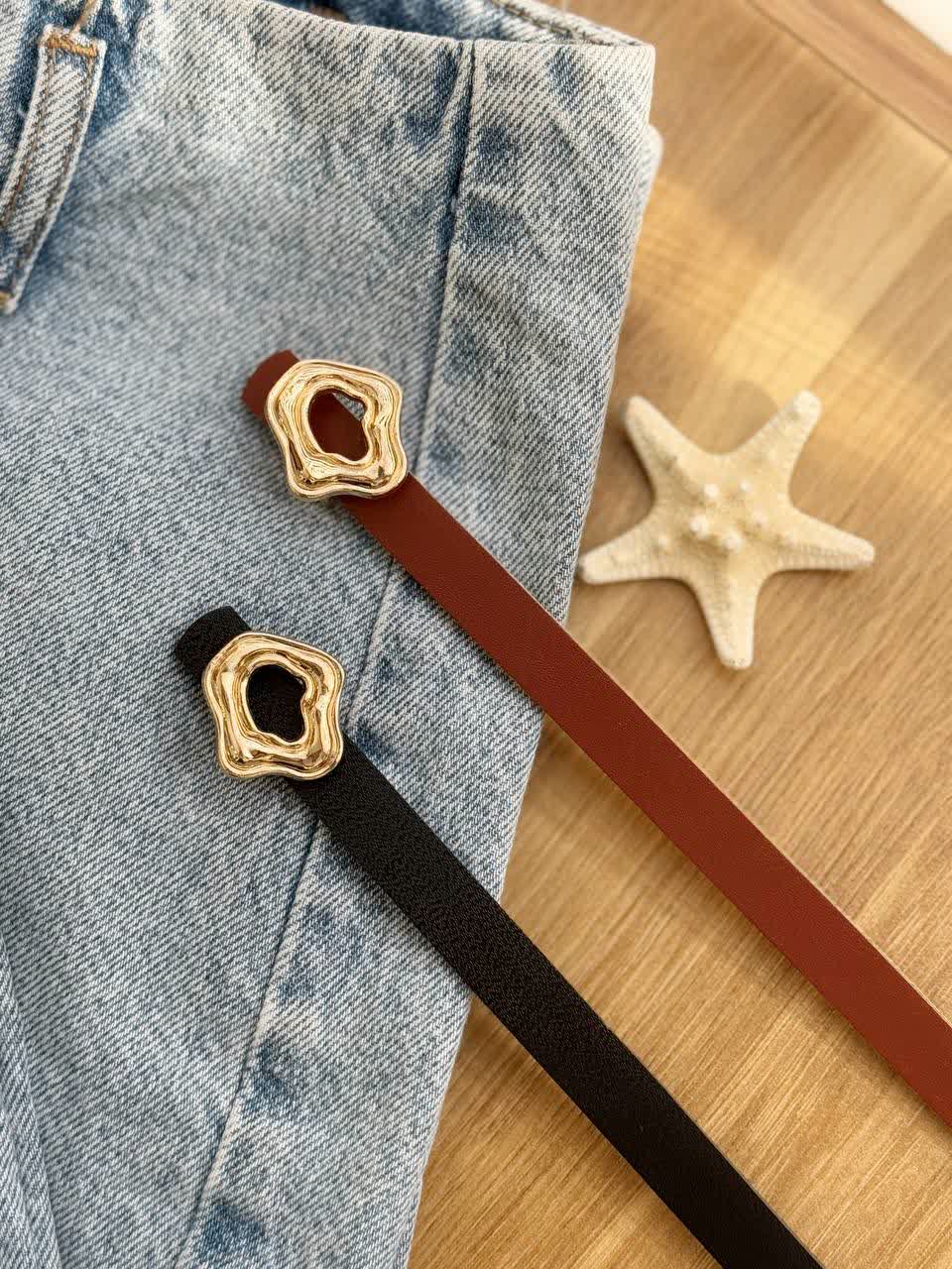 1227-کمربند چرم 1/5 سانت