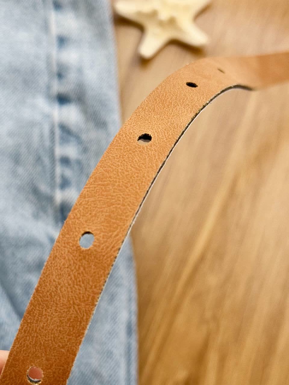 1227-کمربند چرم 1/5 سانت