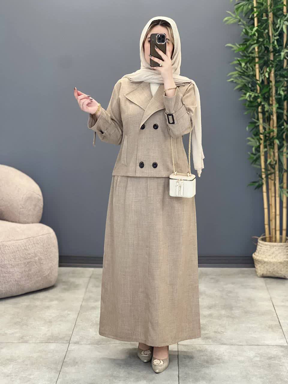 1230- کت و دامن گلسا