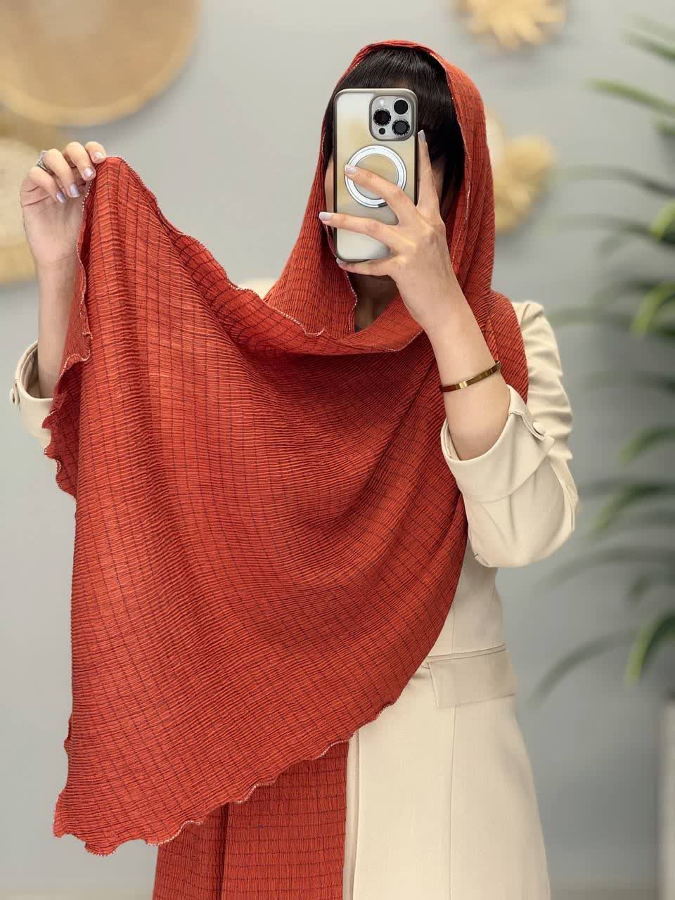 1234- شال زارا موجی