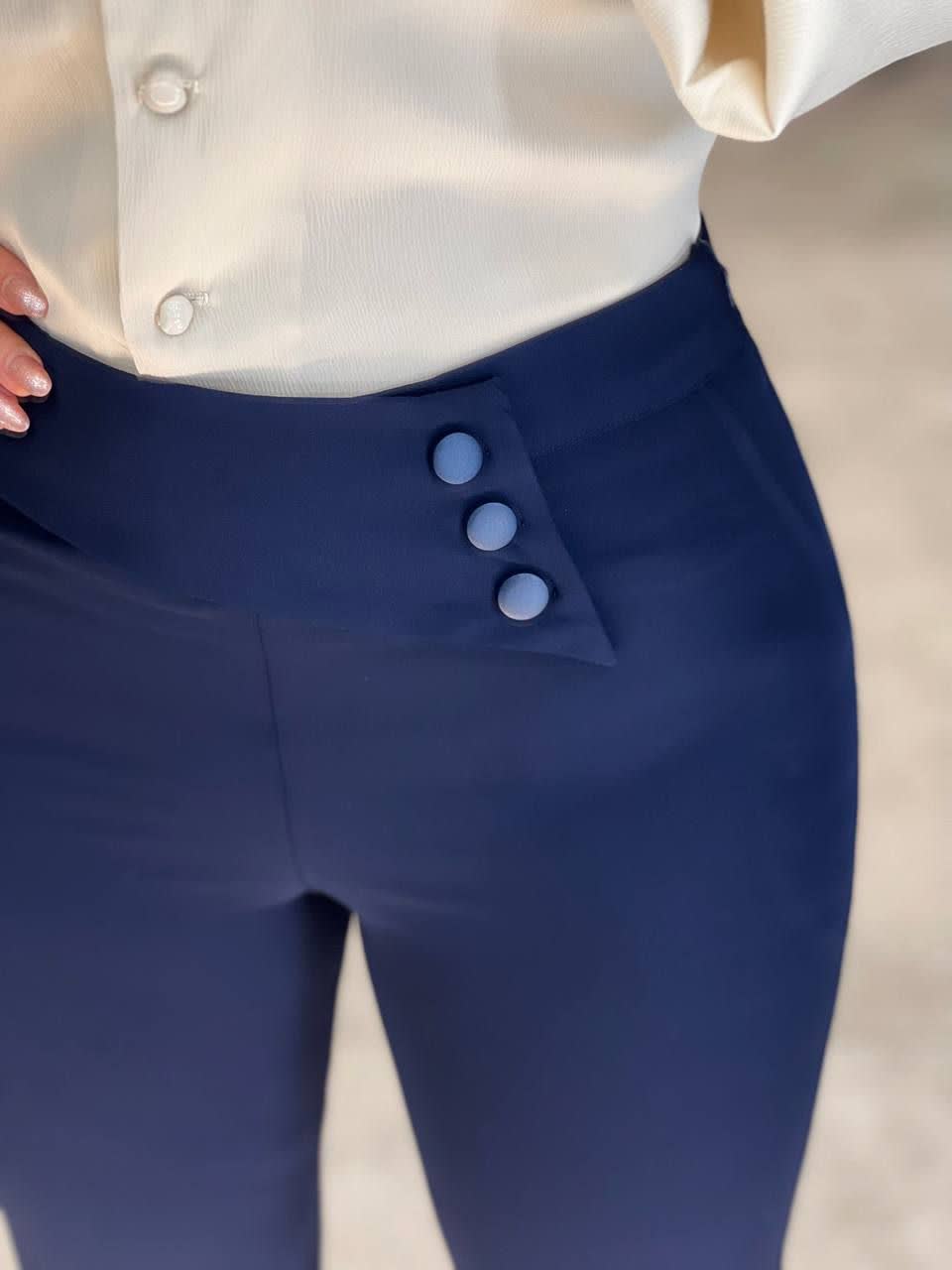 1121- شلوار کرپ دبل دونات