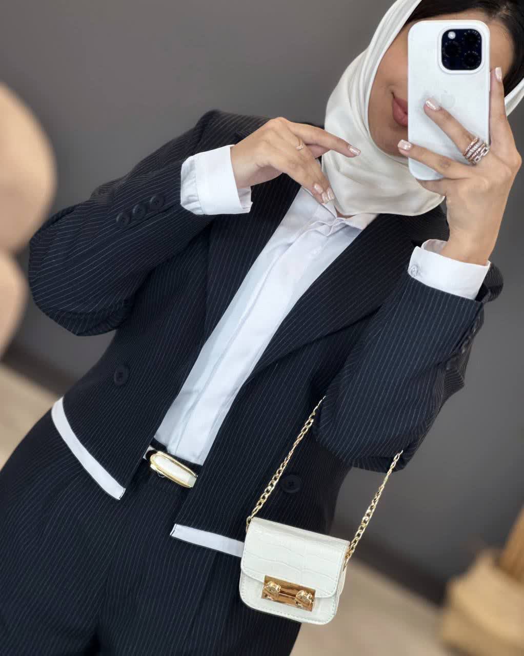 1250- کراپ و شلوار دیپلمات