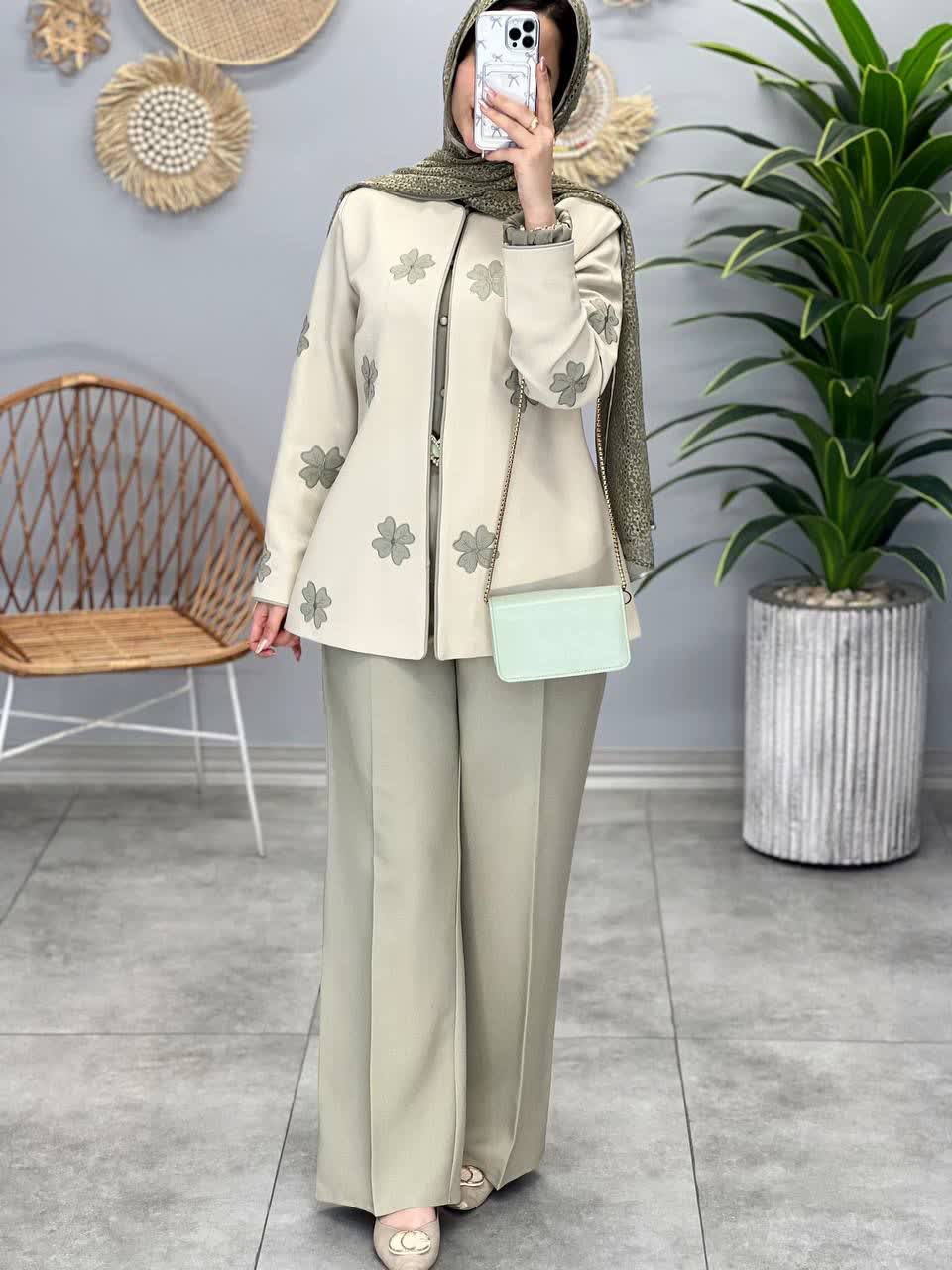 1258-کت و شلوار گلدخت