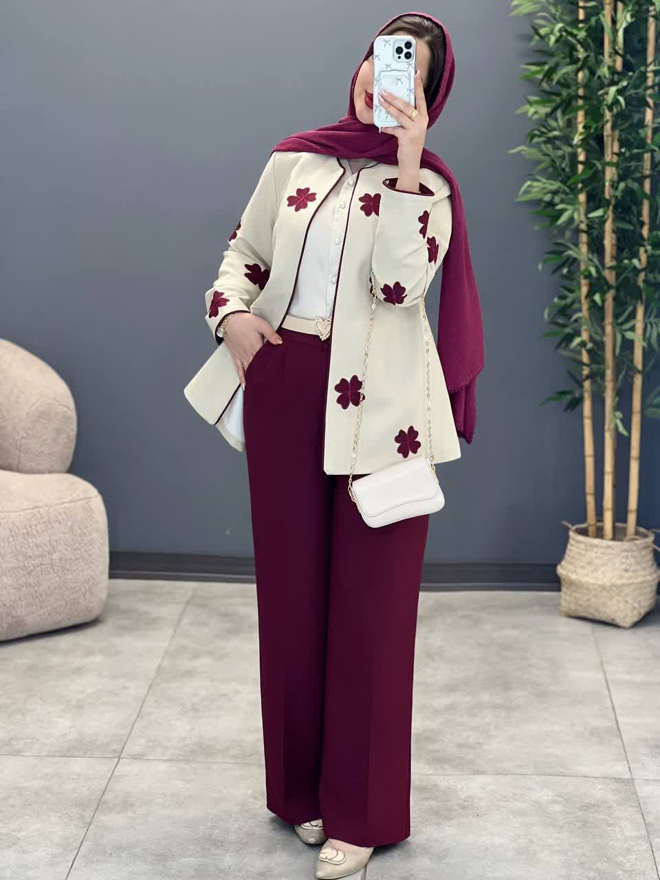 1258-کت و شلوار گلدخت